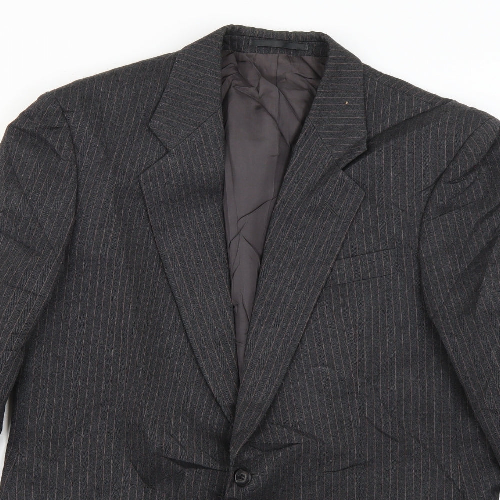 Mens UK Size M St Michael Regular Grey Suit Jacket