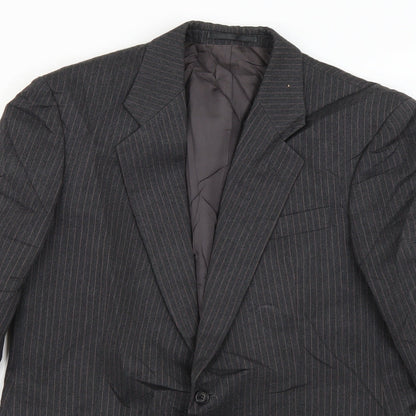 Mens UK Size M St Michael Regular Grey Suit Jacket
