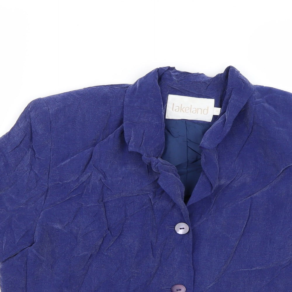 Lakeland Womens Purple   Overcoat  Size 14