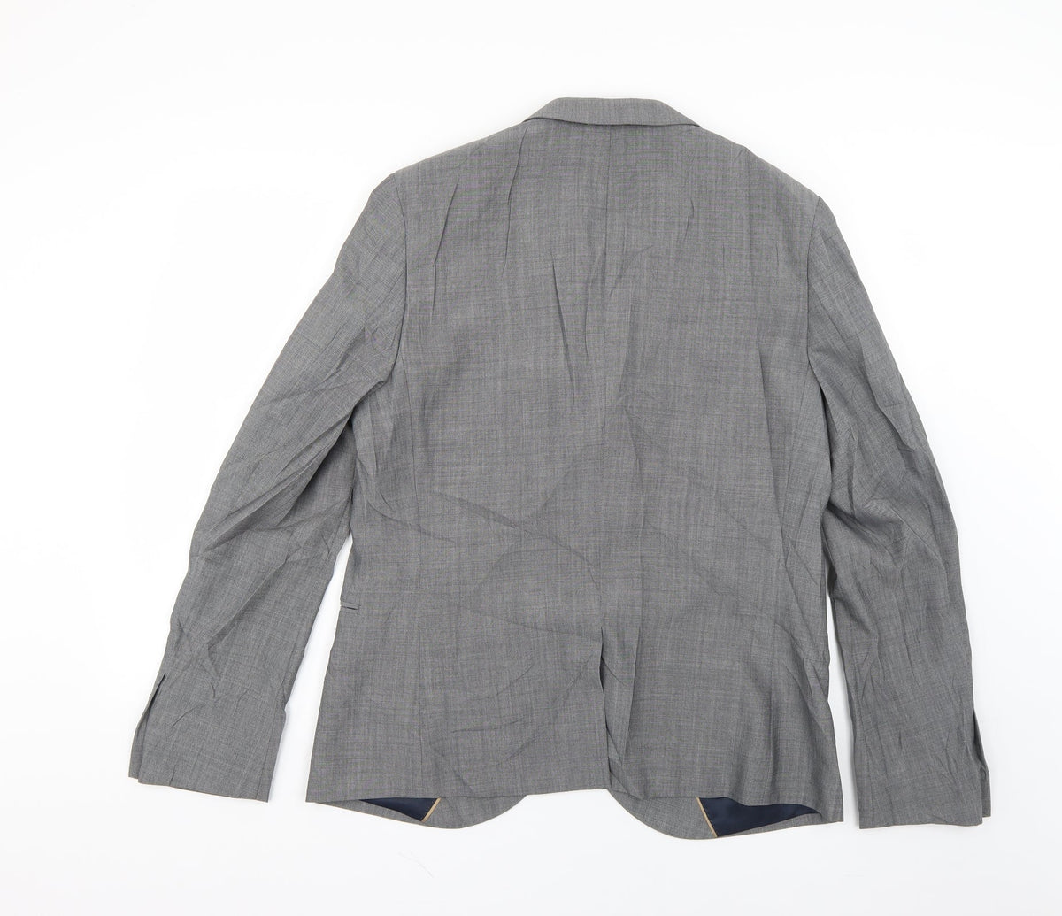 Mens UK Size  Topman Regular Grey Suit Jacket