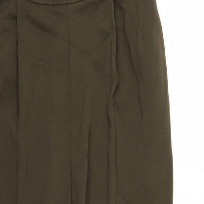 Womens UK Size 16 Marks and Spencer Regular Fit  Green Trousers