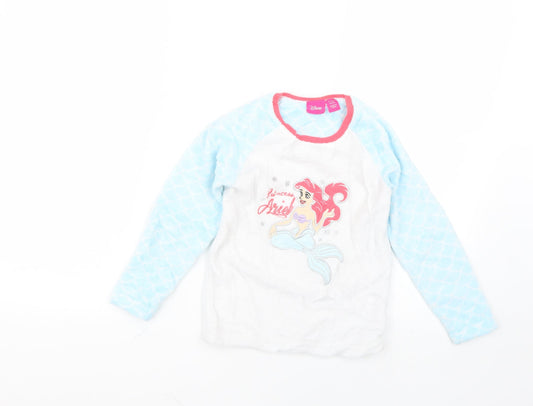 Primark Girls Multicoloured Geometric  Top Pyjama Top Size 6-7 Years