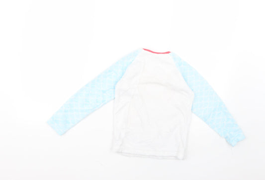 Primark Girls Multicoloured Geometric  Top Pyjama Top Size 6-7 Years