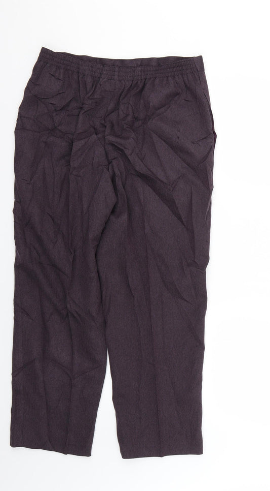 Classics Womens Purple   Trousers  Size 14 L24 in