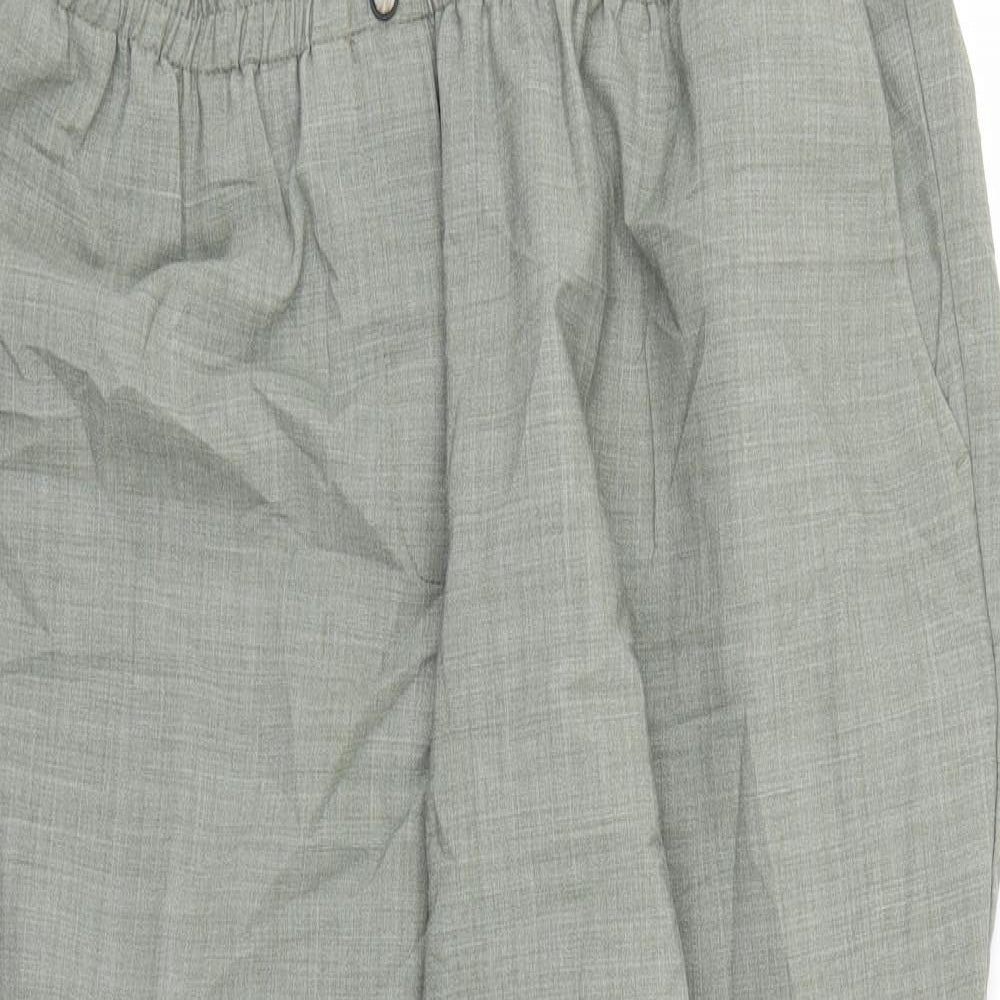 Womens UK Size  Preworn Regular Fit  Green Trousers