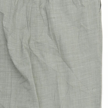 Womens UK Size  Preworn Regular Fit  Green Trousers