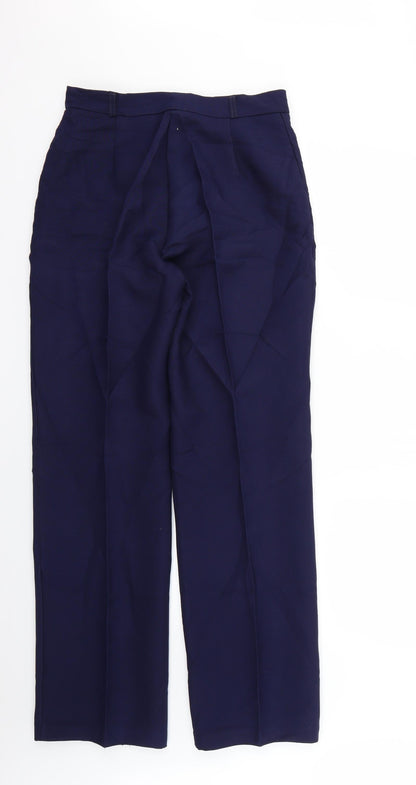 Womens UK Size 16 Preworn Regular Fit  Blue Trousers