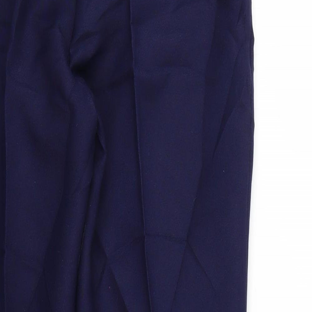 Womens UK Size 16 Preworn Regular Fit  Blue Trousers