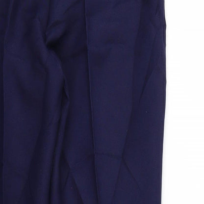 Womens UK Size 16 Preworn Regular Fit  Blue Trousers