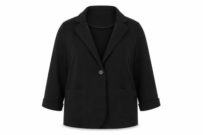 Womens UK Size 16 New Look Black Overcoat