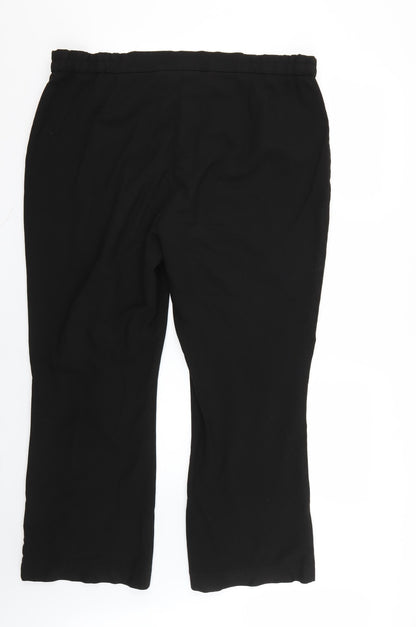glamorosa Womens Black   Trousers  Size 20 L24 in