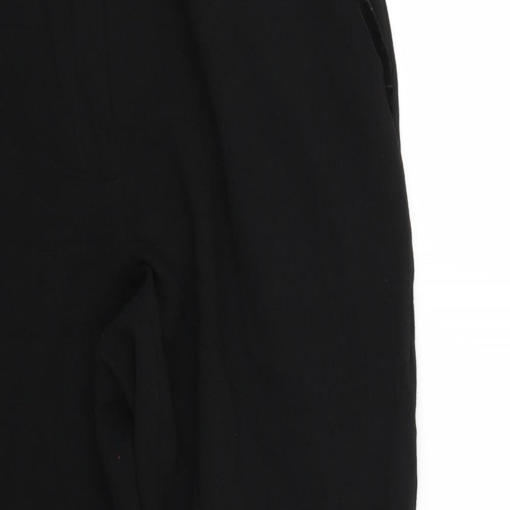 Womens UK Size 12 Marks and Spencer Regular Fit  Black Trousers