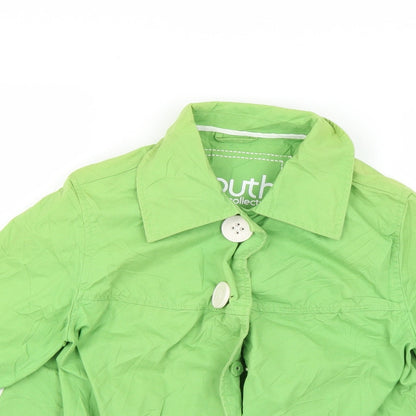 Womens UK Size 12 South Green Overcoat