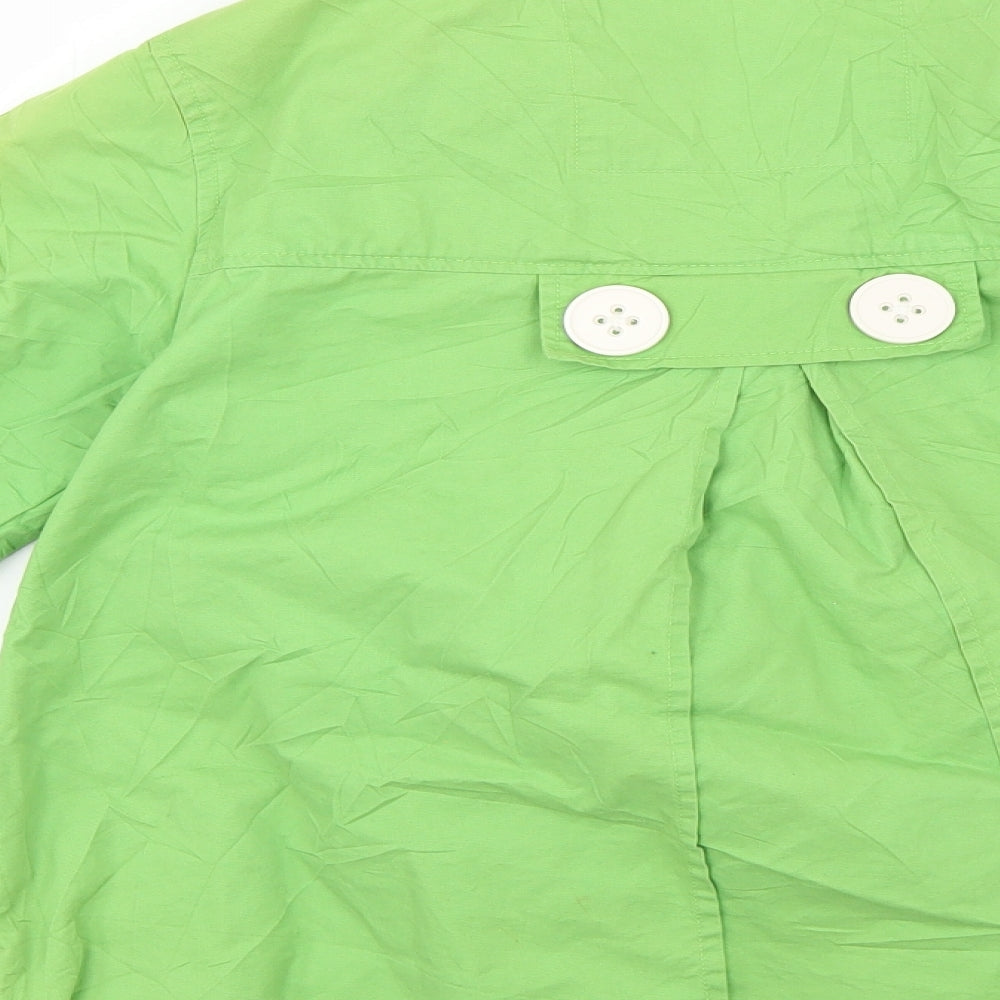 Womens UK Size 12 South Green Overcoat