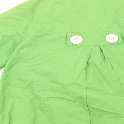 Womens UK Size 12 South Green Overcoat