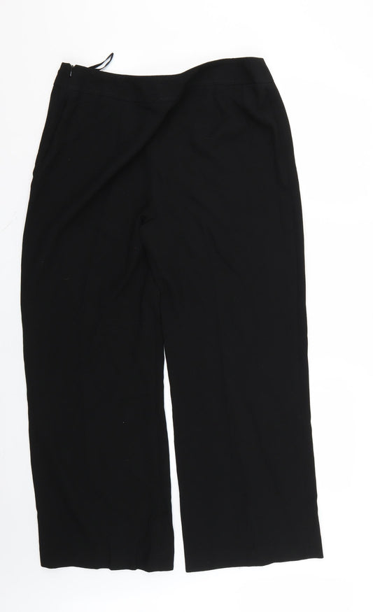 cc Womens Black   Trousers  Size 14 L27 in