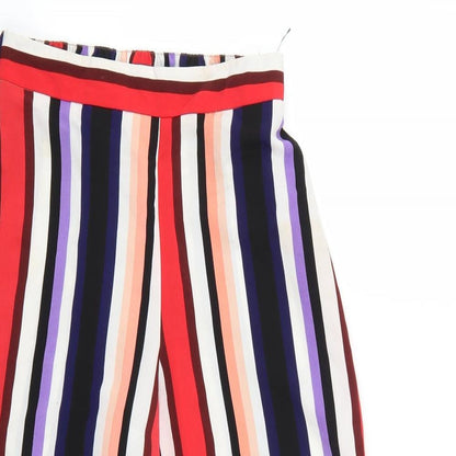 Primark Womens Multicoloured Striped  Trousers  Size 6 L21 in