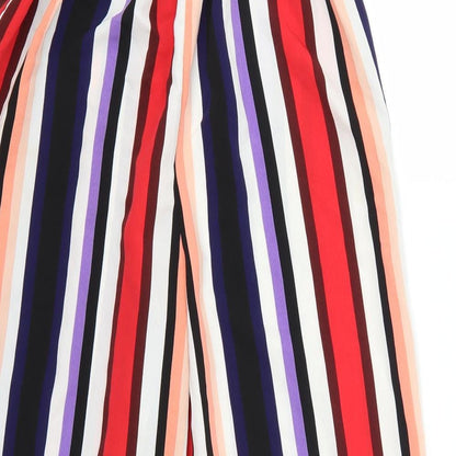 Primark Womens Multicoloured Striped  Trousers  Size 6 L21 in