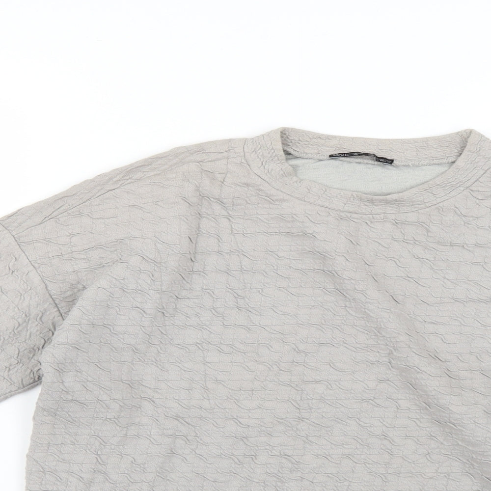 Womens UK Size M Zara Grey Pullover Jumper