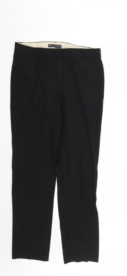 Womens UK Size 12 Marks and Spencer Regular Fit  Black Trousers