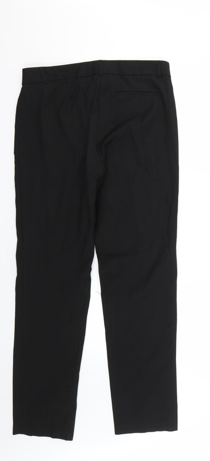 Womens UK Size 12 Marks and Spencer Regular Fit  Black Trousers