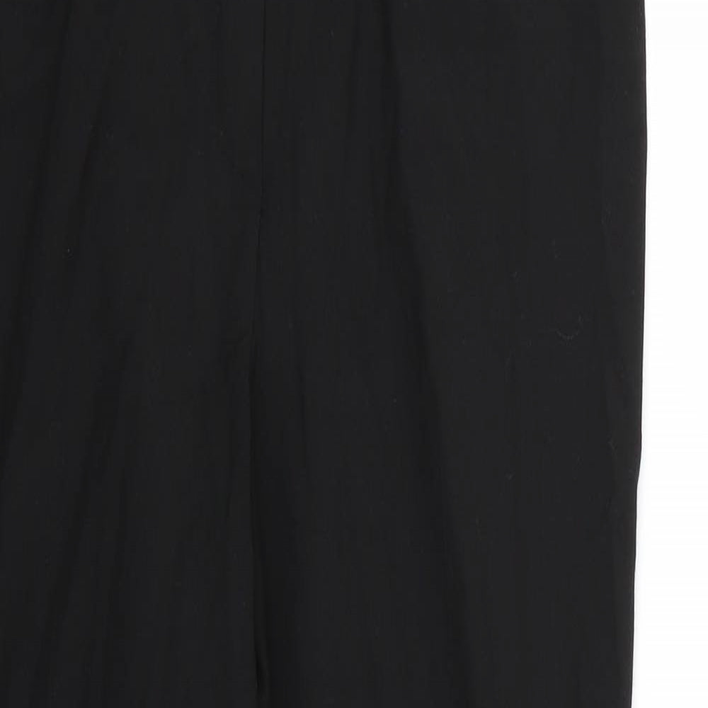 Womens UK Size 12 Marks and Spencer Regular Fit  Black Trousers