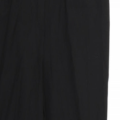 Womens UK Size 12 Marks and Spencer Regular Fit  Black Trousers