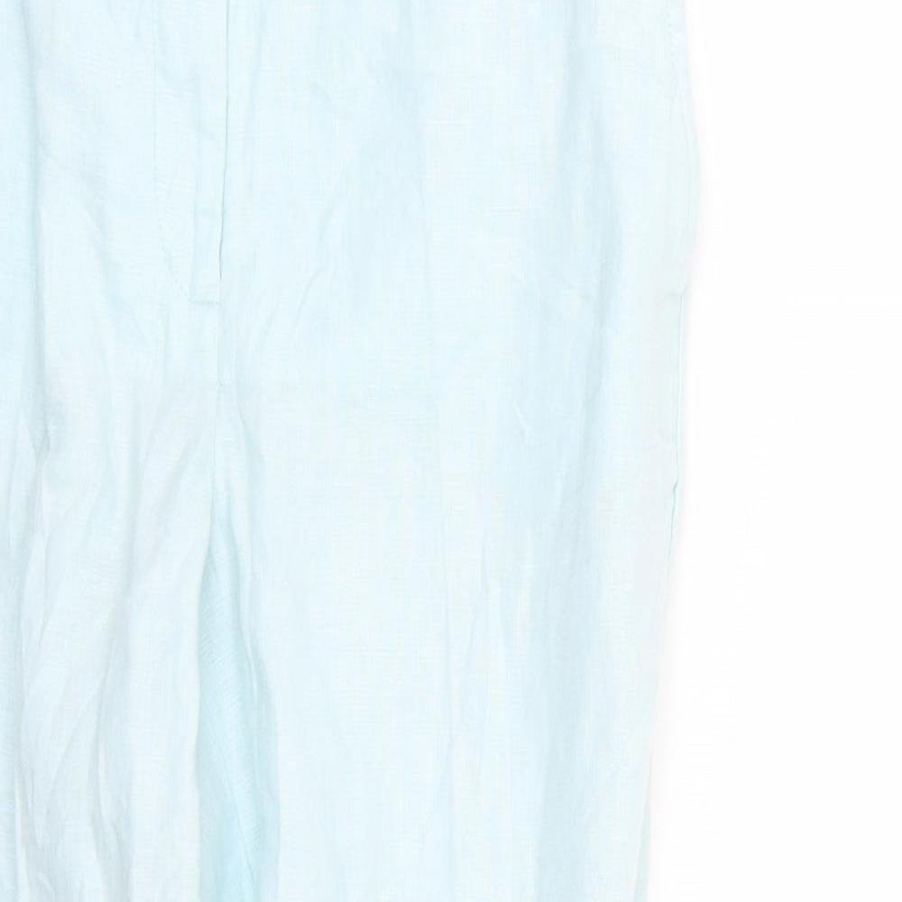 Pure Womens Blue   Trousers  Size 10 L25 in