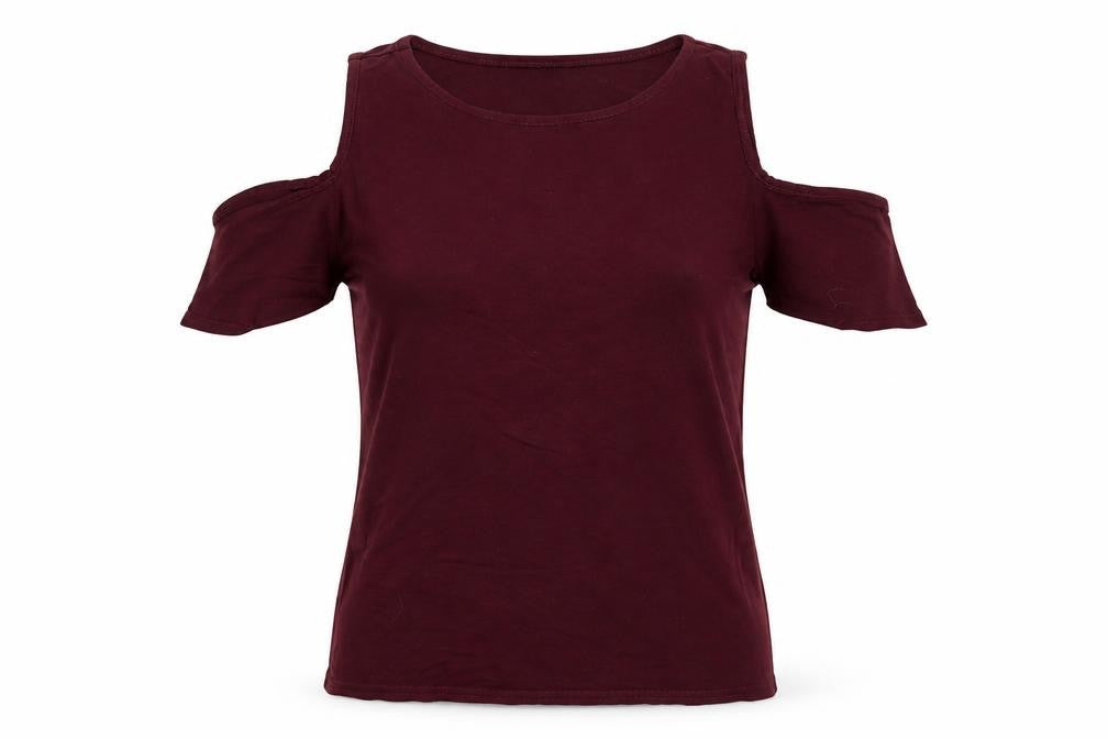 Womens UK Size 6 Boohoo Purple Basic Blouse