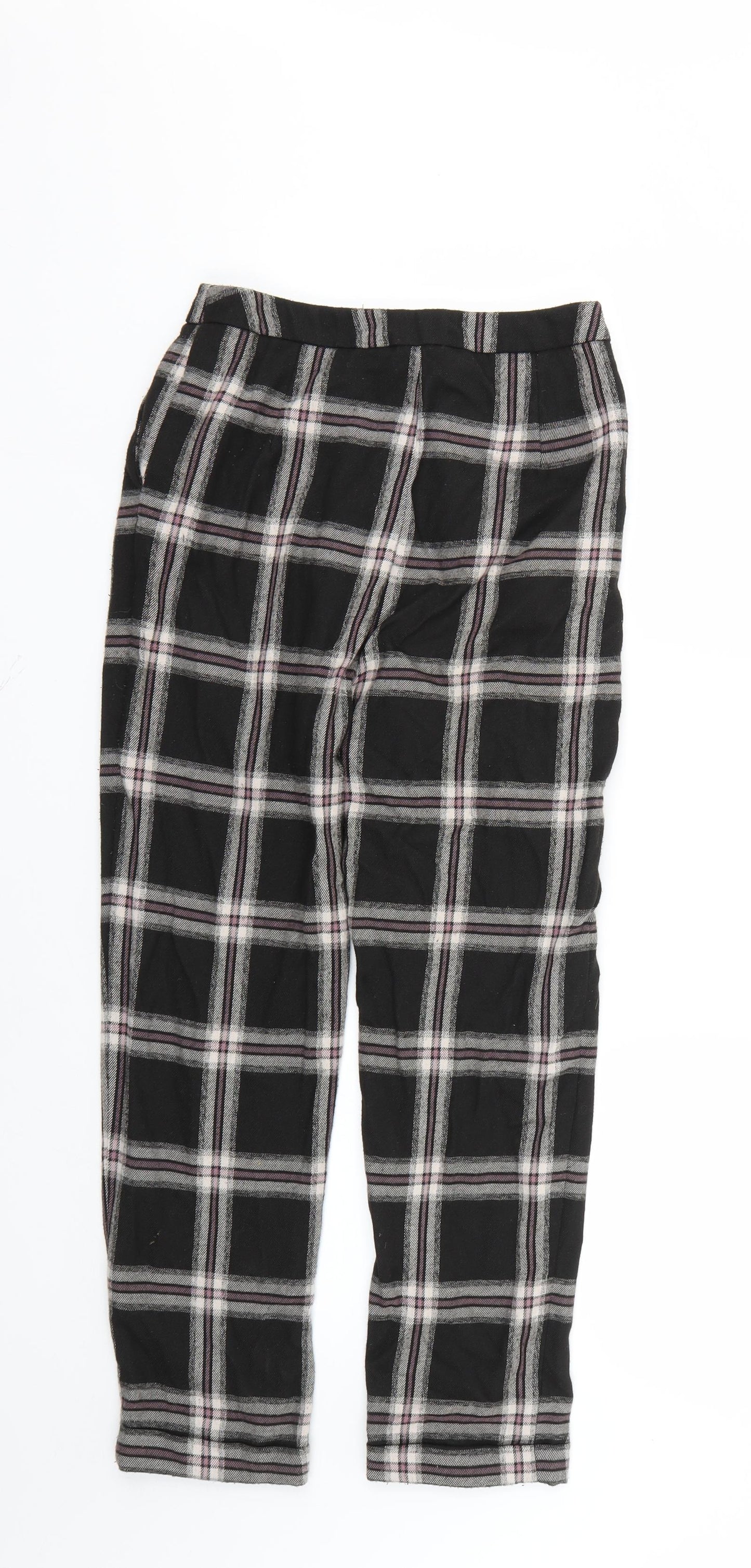 Womens UK Size  Preworn Regular Fit  Black Trousers