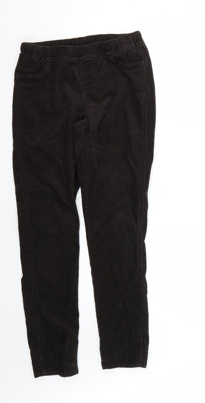 Mens UK Size 26 Preworn Regular Fit Skinny Brown Jeans