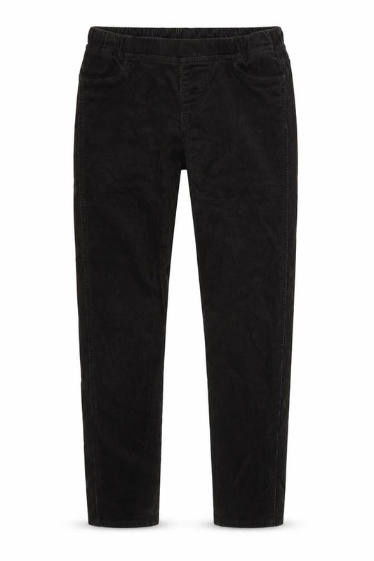 Front view of Preworn women’s brown skinny jeans, size UK 26, 26-inch leg
