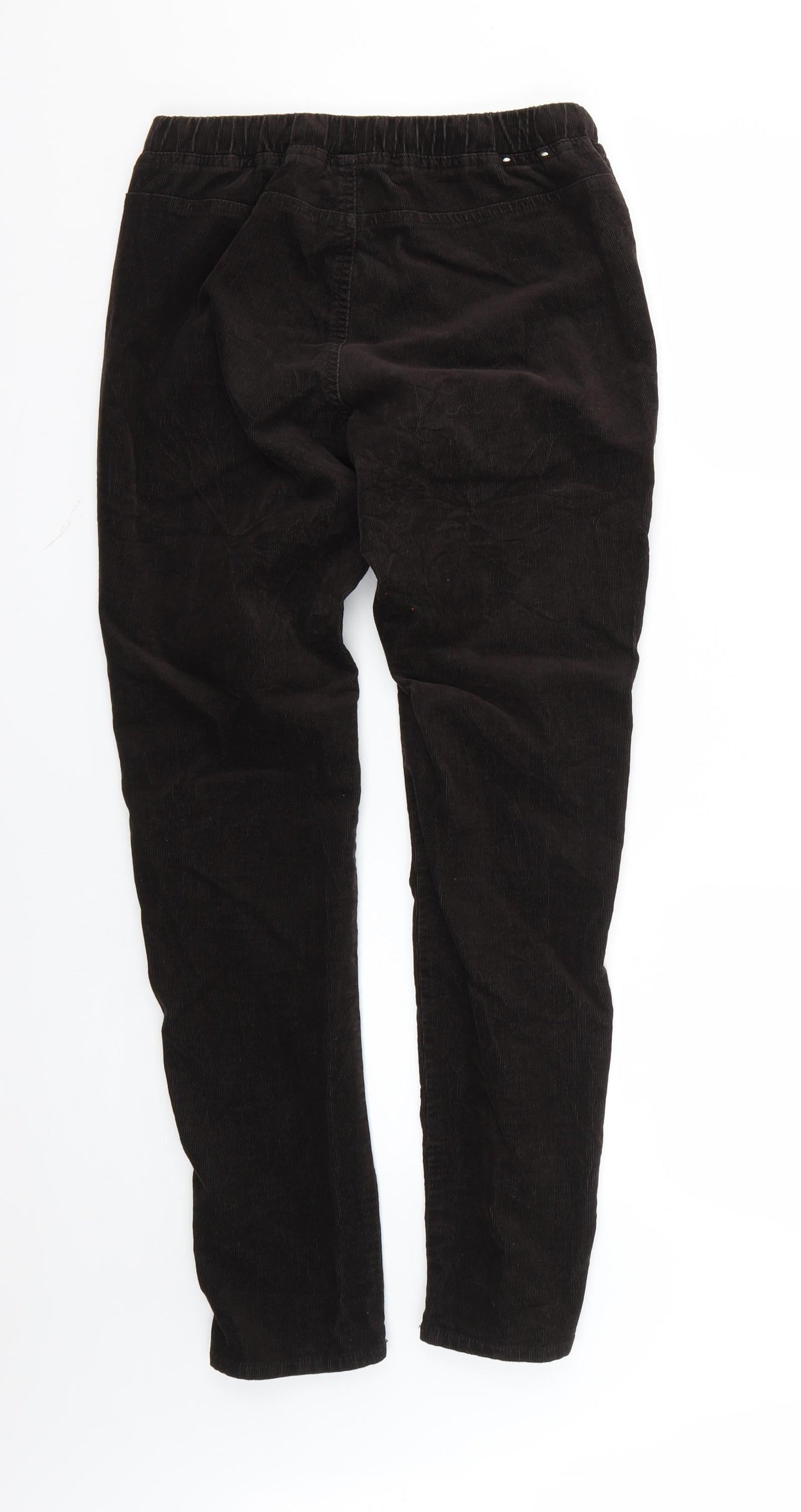 Mens UK Size 26 Preworn Regular Fit Skinny Brown Jeans