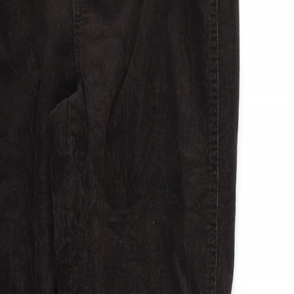 Mens UK Size 26 Preworn Regular Fit Skinny Brown Jeans