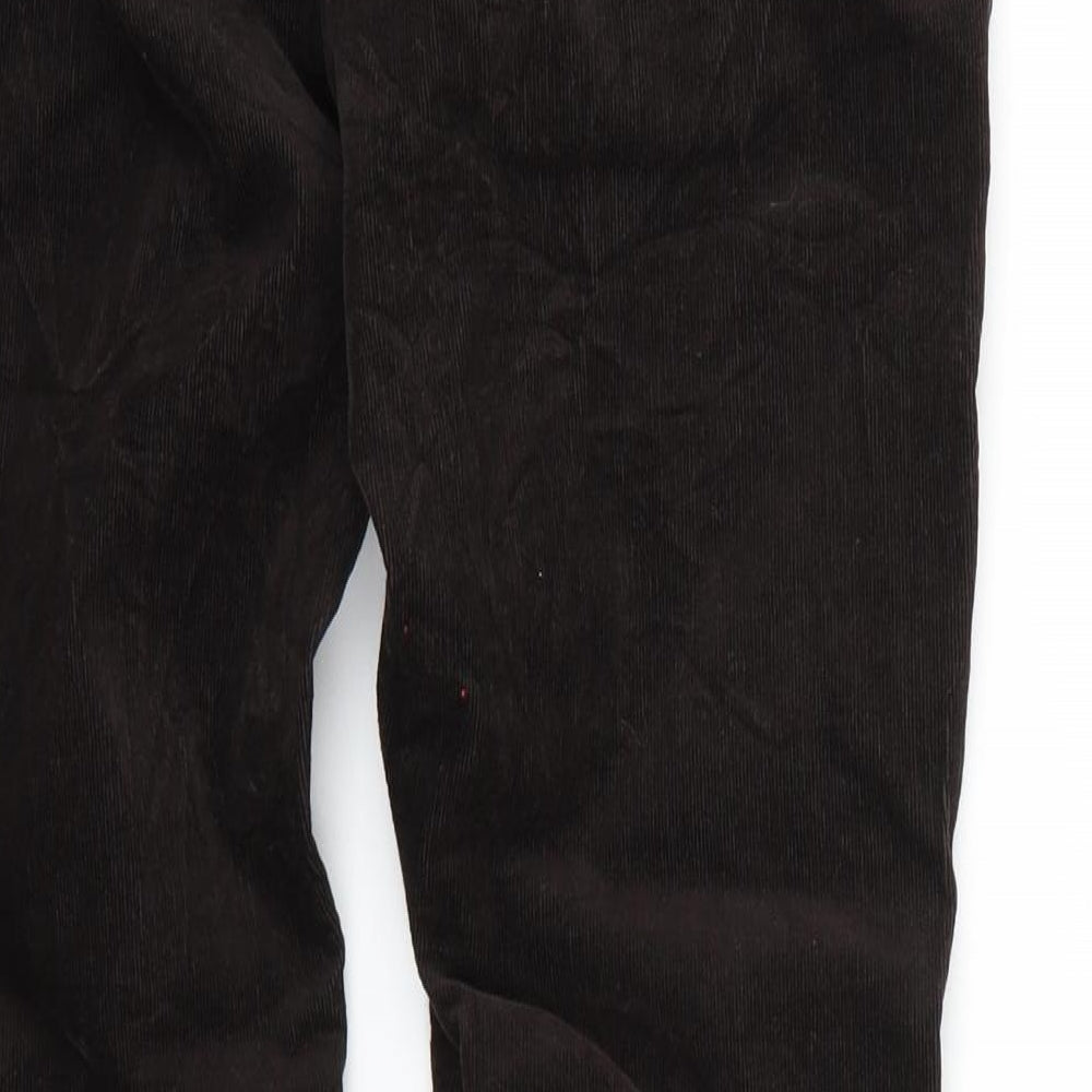 Mens UK Size 26 Preworn Regular Fit Skinny Brown Jeans