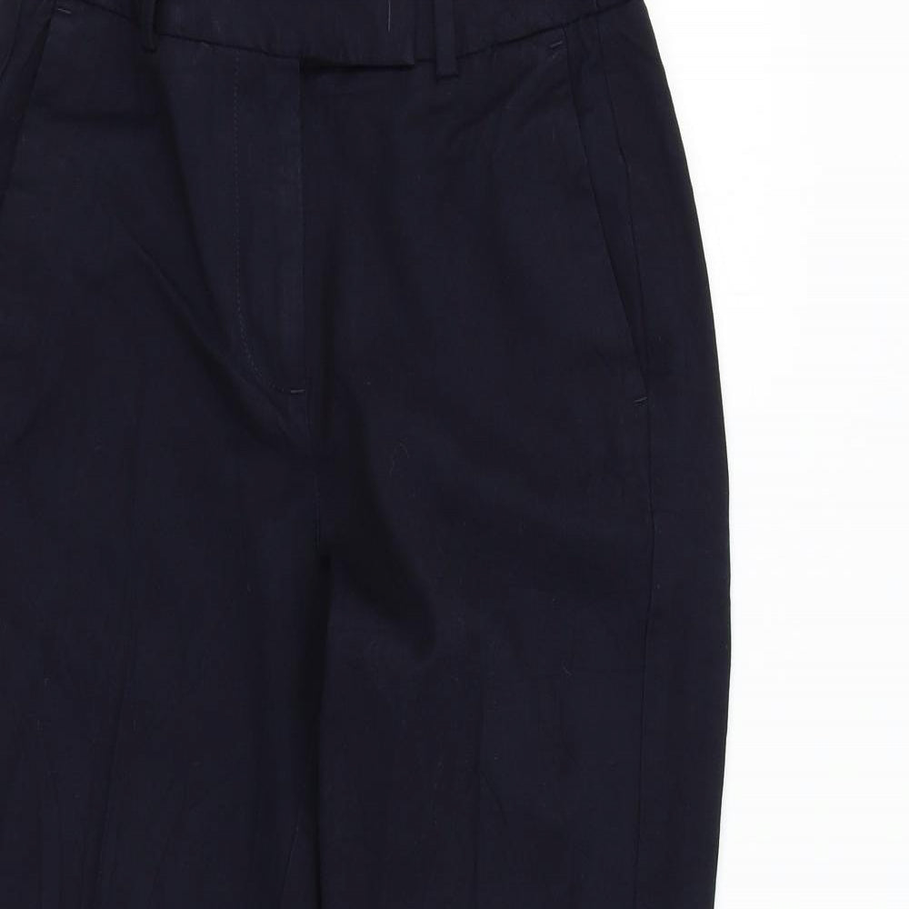 Womens UK Size 8 M&S Regular Fit  Blue Trousers