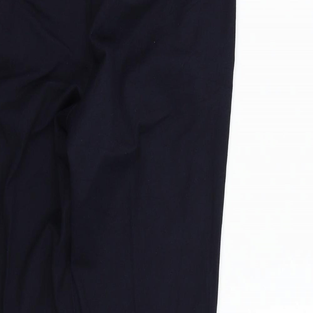 Womens UK Size 8 M&S Regular Fit  Blue Trousers