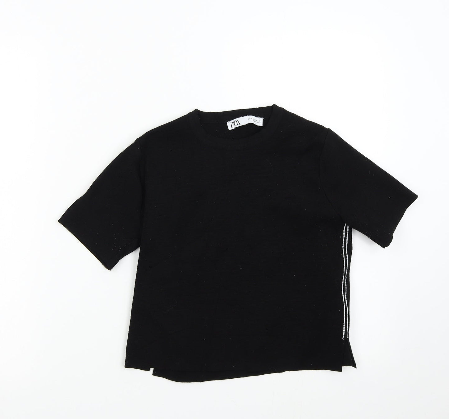 Womens UK Size M Zara Black Pullover Jumper