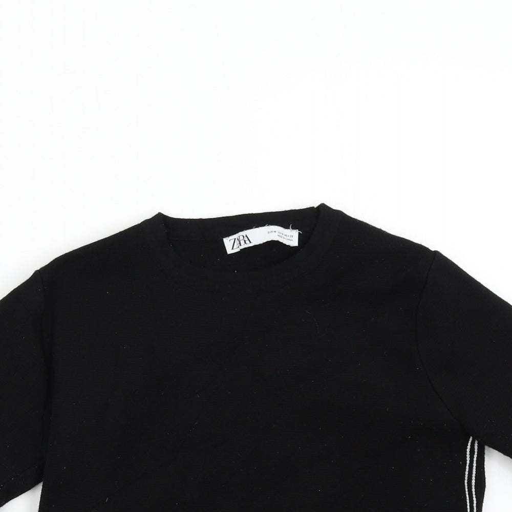 Womens UK Size M Zara Black Pullover Jumper