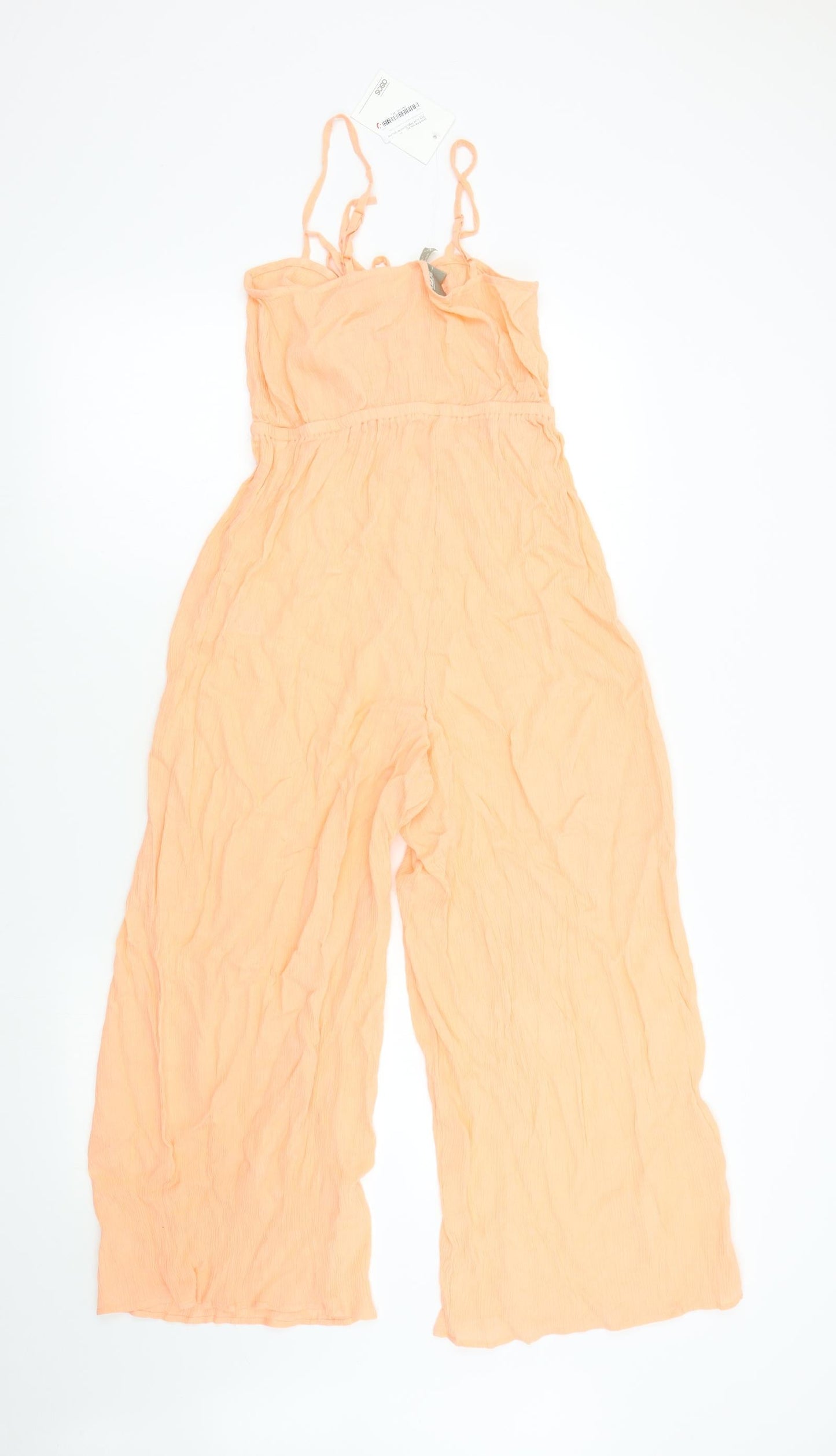 Womens UK Size 8 ASOS One-Piece Orange Jumpsuit