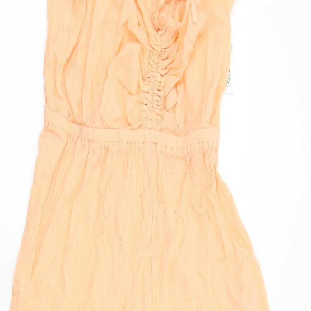 Womens UK Size 8 ASOS One-Piece Orange Jumpsuit