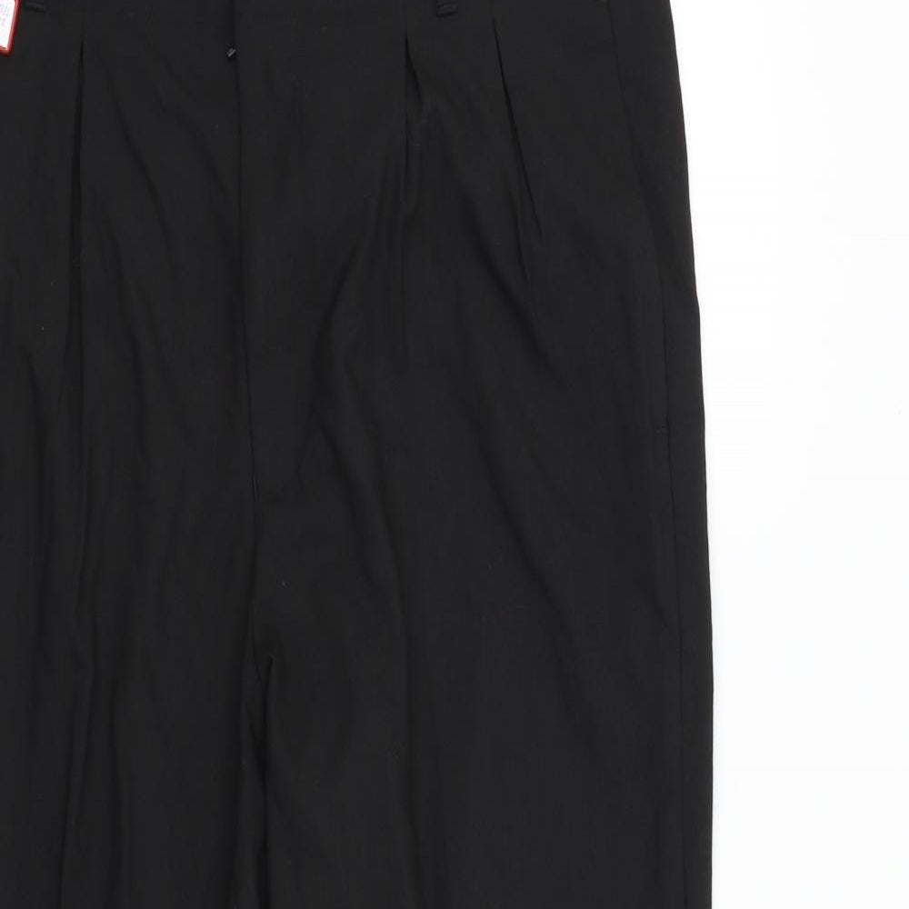 Womens UK Size 34 ASOS Regular Fit  Black Trousers