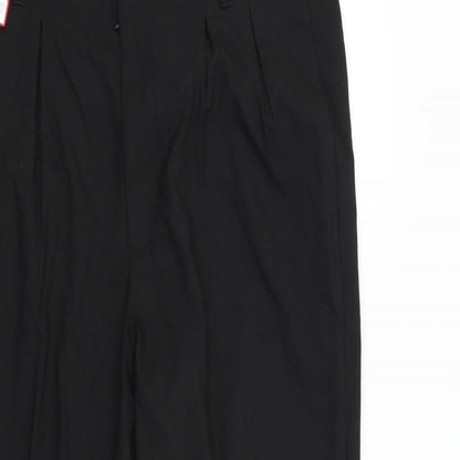 Womens UK Size 34 ASOS Regular Fit  Black Trousers