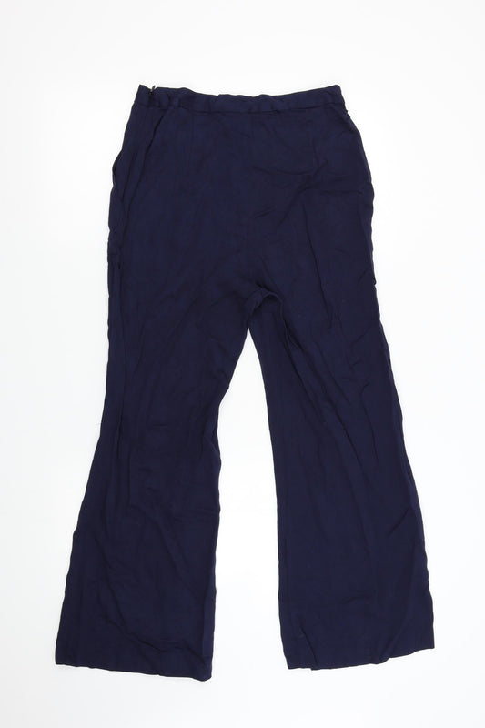 Womens UK Size S VERO MODA Regular Fit  Blue Trousers