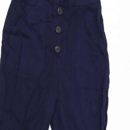 Womens UK Size S VERO MODA Regular Fit  Blue Trousers