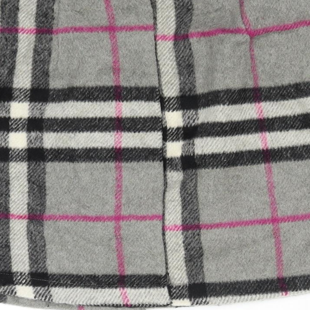 ikandi Womens Grey Check  Mini Skirt Size 10