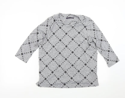 Womens UK Size 12 M&S Grey Pullover Jumper
