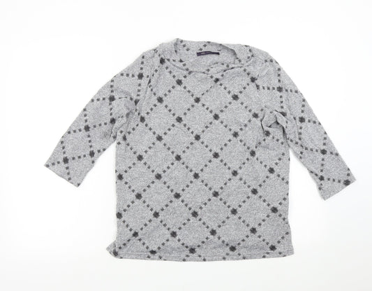 Womens UK Size 12 M&S Grey Pullover Jumper
