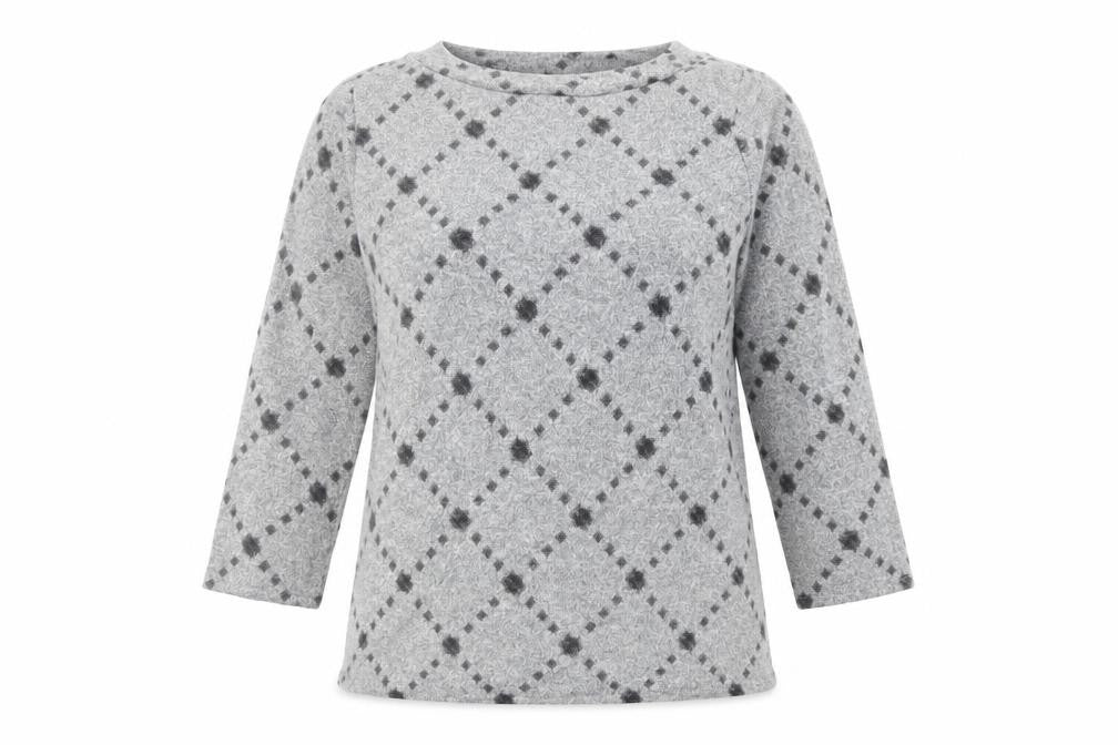 Womens UK Size 12 M&S Grey Pullover Jumper