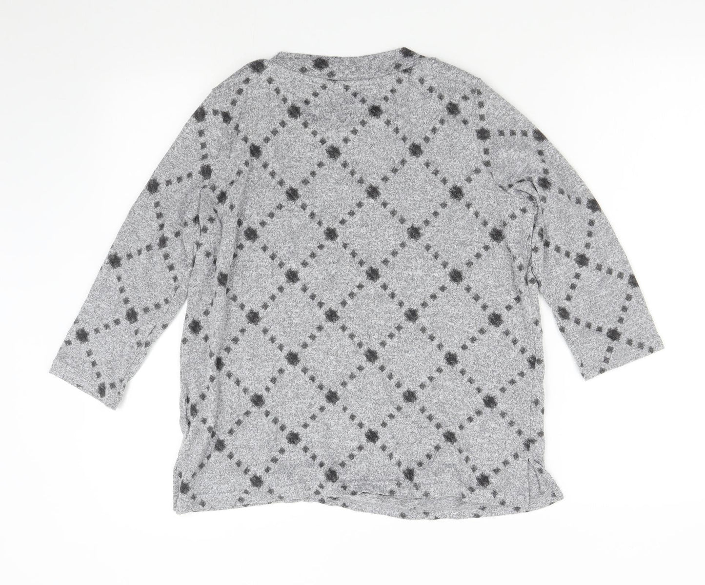 Womens UK Size 12 M&S Grey Pullover Jumper